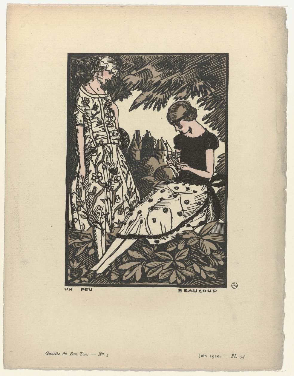 Gazette du Bon Ton, 1920 - 5. szám, 34. o.: Kicsit sok alkotó: Fernand Siméon