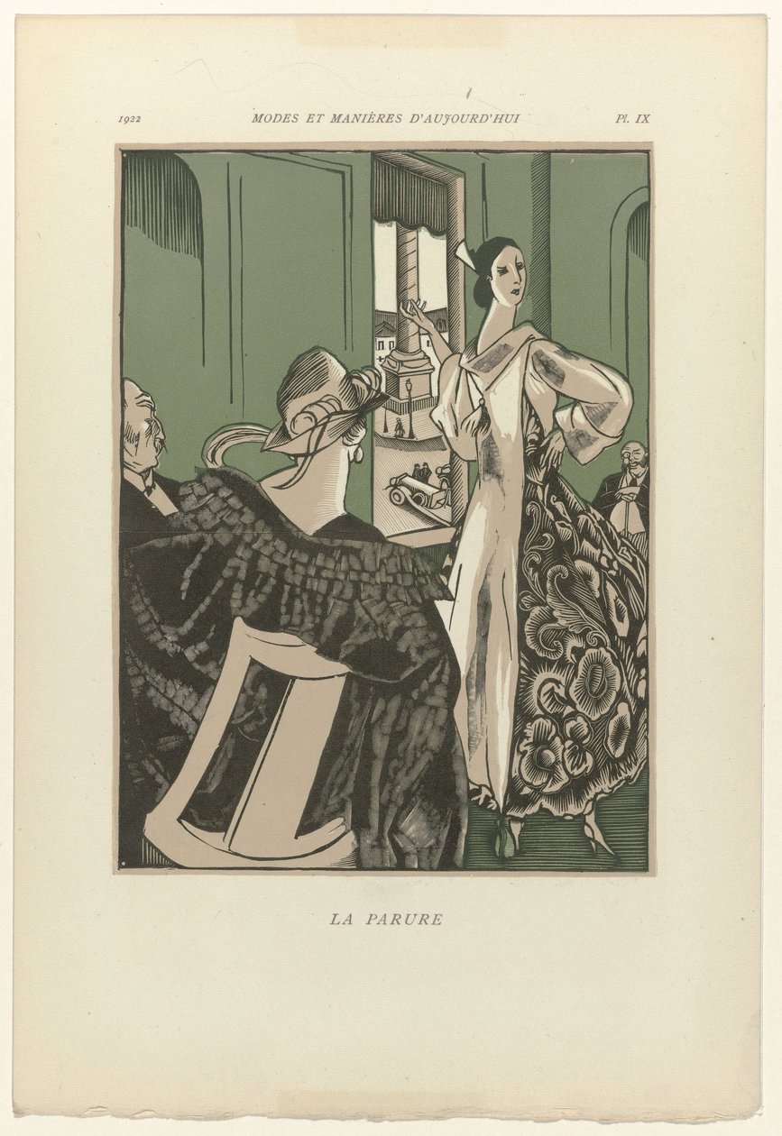 Napjaink divatja és modora, 1922, Pl. 9: Az ékesség alkotó: Fernand Siméon