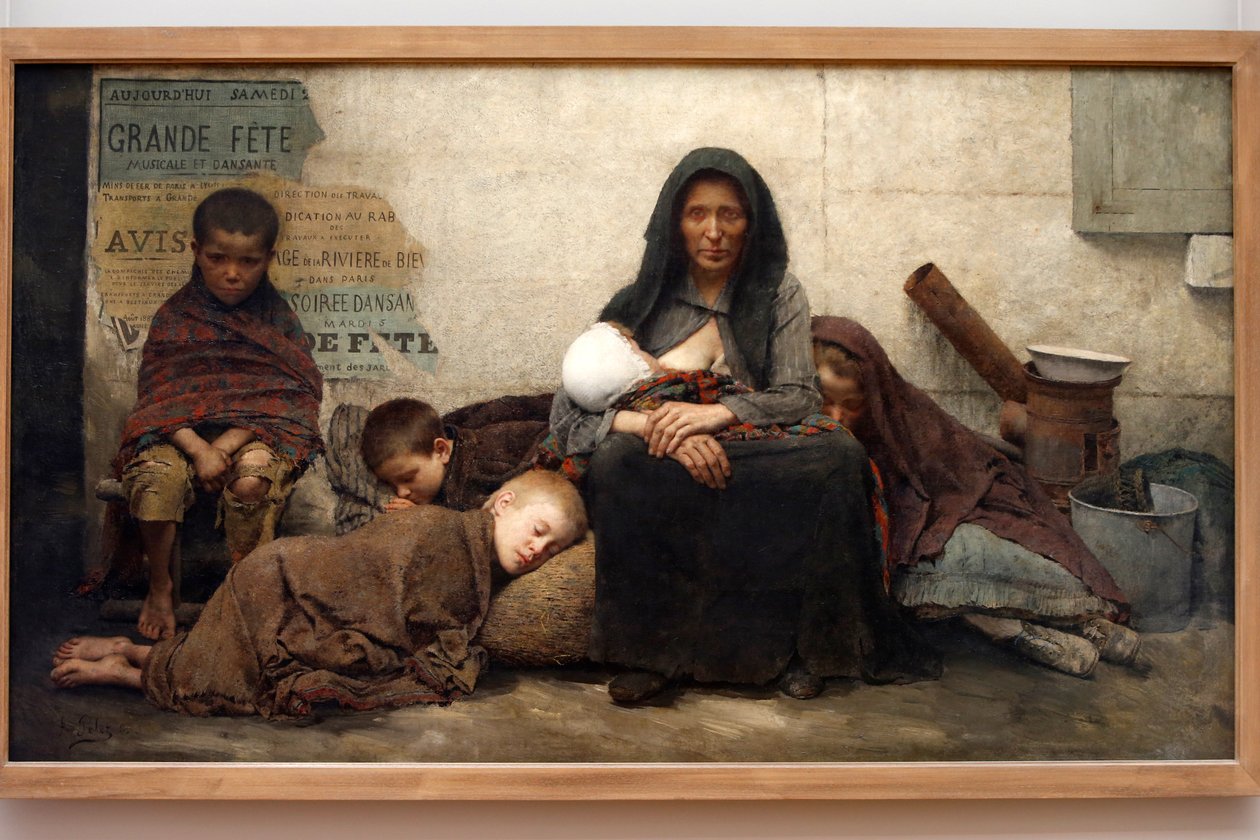 Hajléktalan, 1883 alkotó: Fernand de Cordova Pelez
