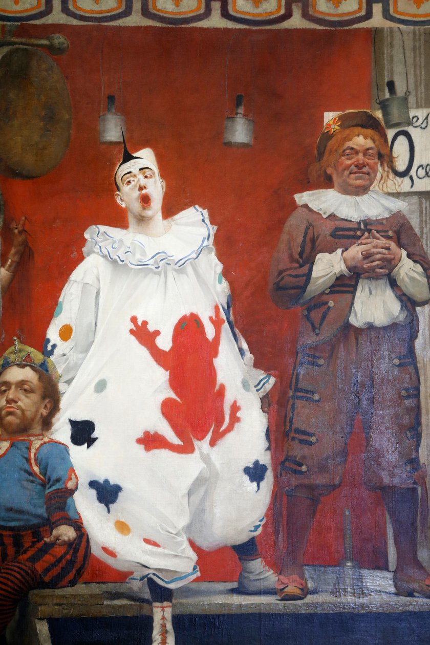Az akrobaták, részlet, 1888 alkotó: Fernand de Cordova Pelez