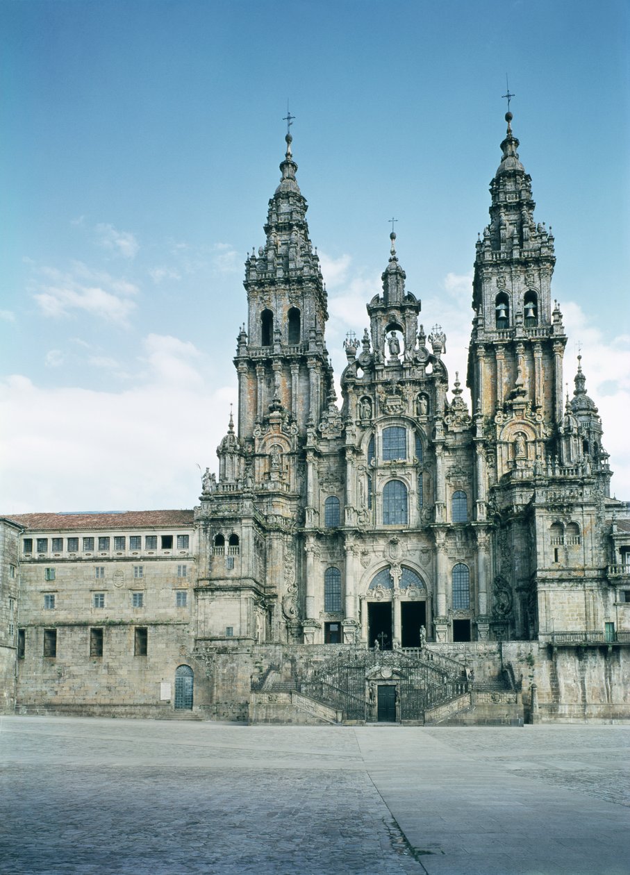 Kilátás a nyugati homlokzatra, 1738-50-ben épült alkotó: Fernando de Casas Novoa