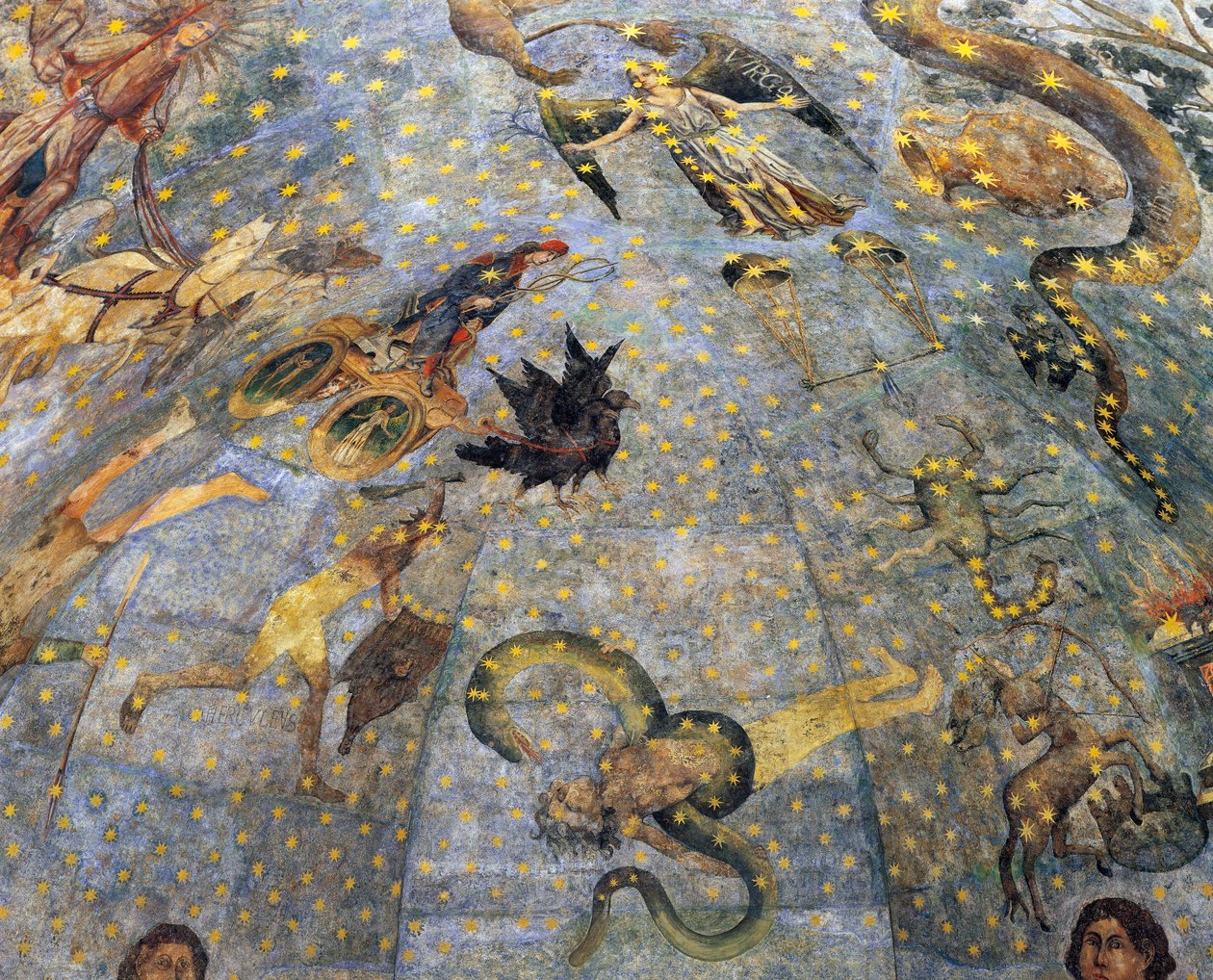 Az állatöv kupolája, 1485 alkotó: Fernando Gallego