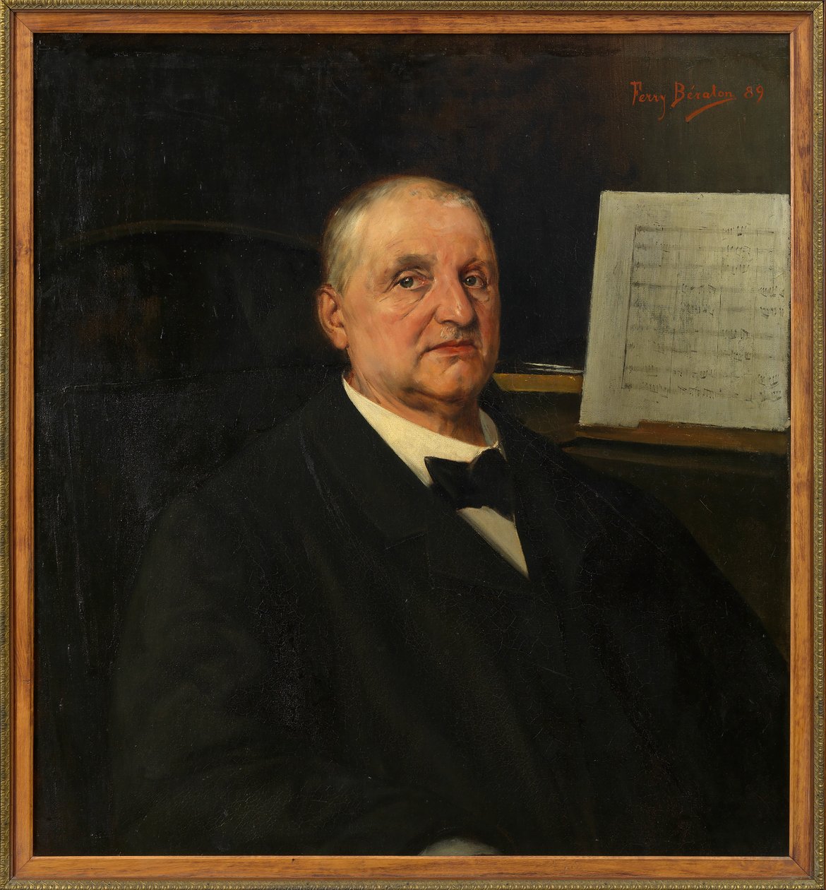 Anton Bruckner portréja 1824-1896, 1889. alkotó: Ferry Bératon