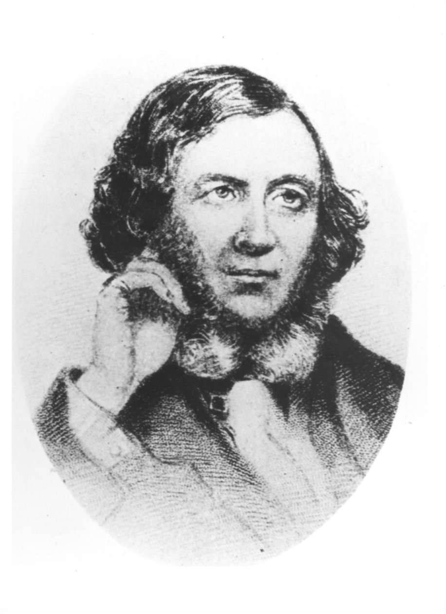 Robert Browning (1812-89) portréja, 1859 alkotó: Field Talfourd