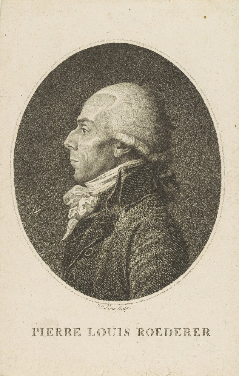 Pierre-Louis Roederer portréja 1754-1835. alkotó: Fiessinger