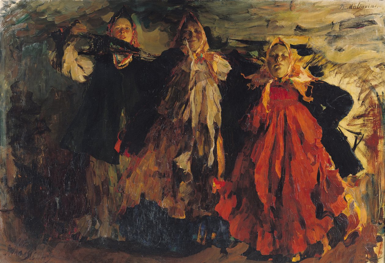 Orosz parasztok, 1902 alkotó: Filipp Andreevic Maljavin