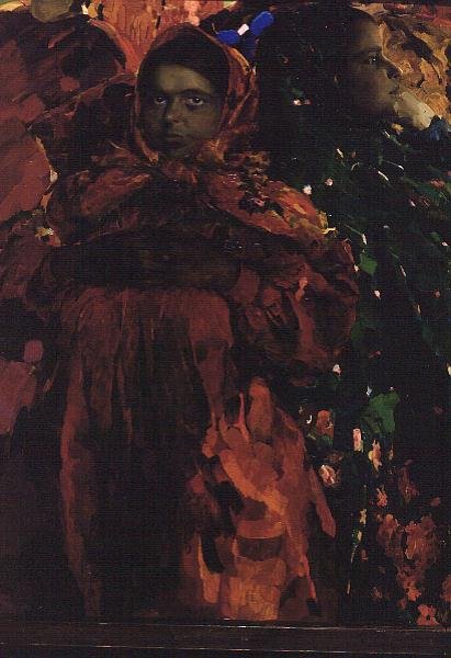 Parasztasszonyok (Babas) (olaj, vászon) alkotó: Filipp Andreevic Maljavin