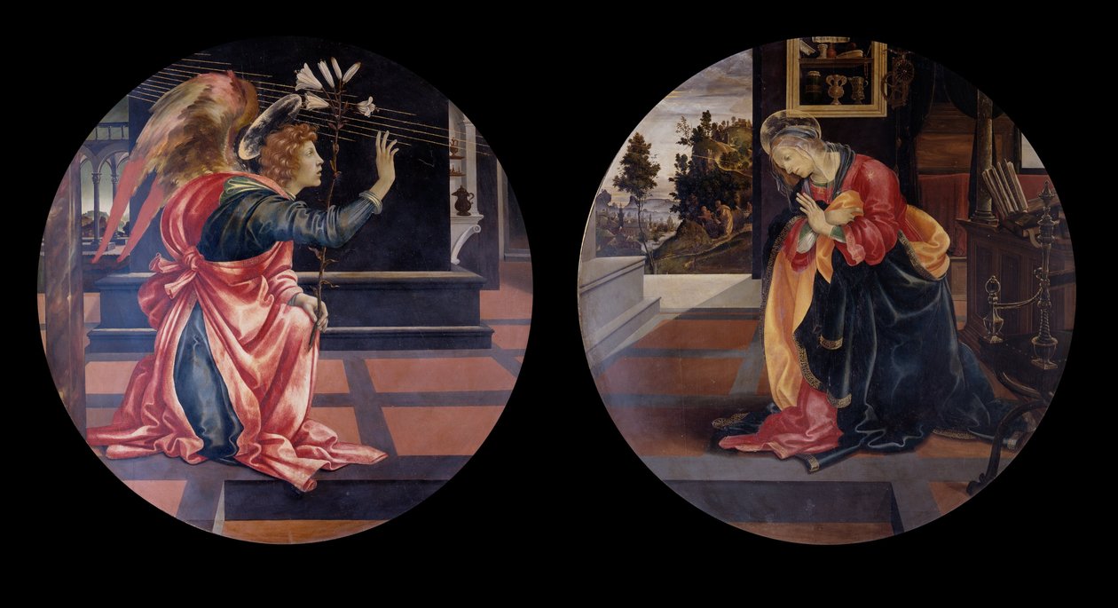 Angyali Üdvözlet alkotó: Filippino Lippi