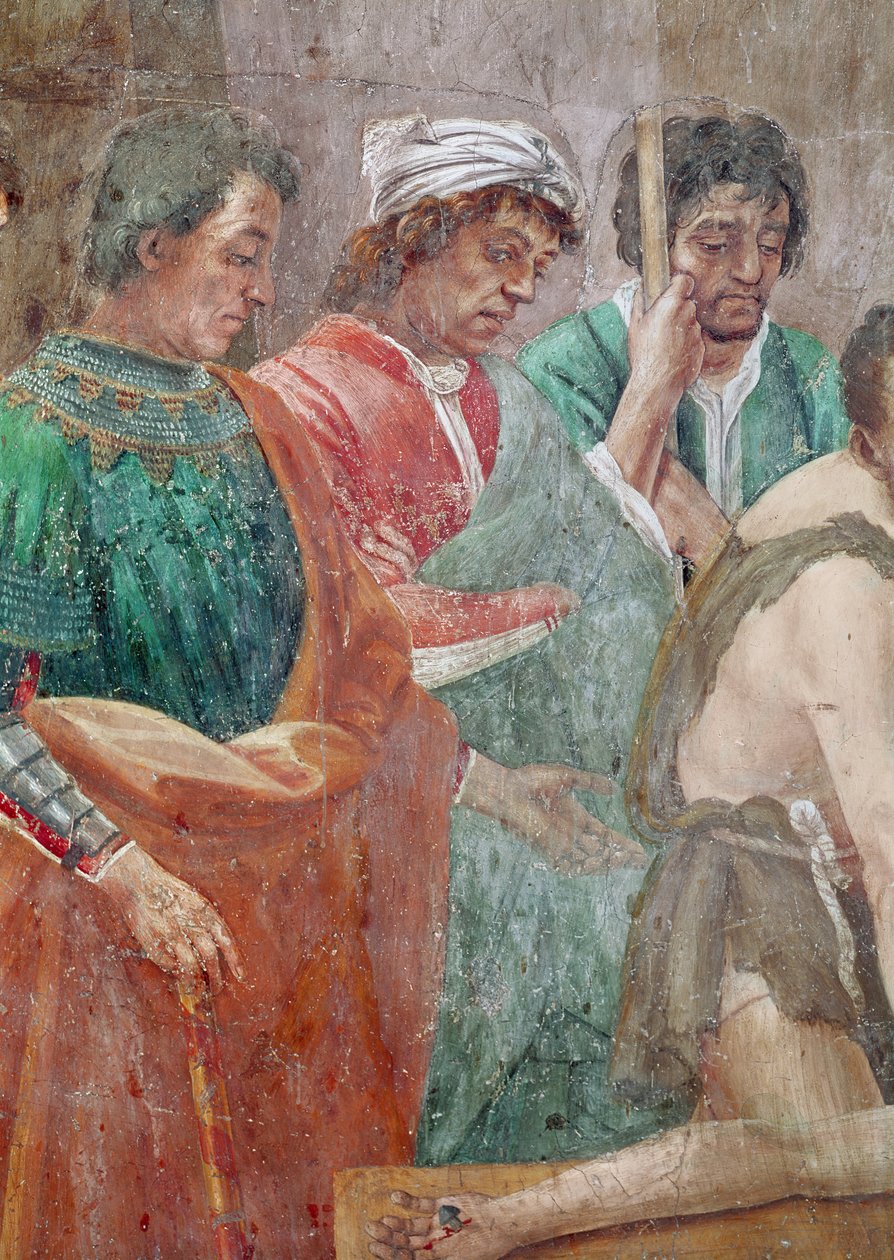 Részlet Szent Péter keresztre feszítéséről, 1480 körül (237996. részlet) alkotó: Filippino Lippi