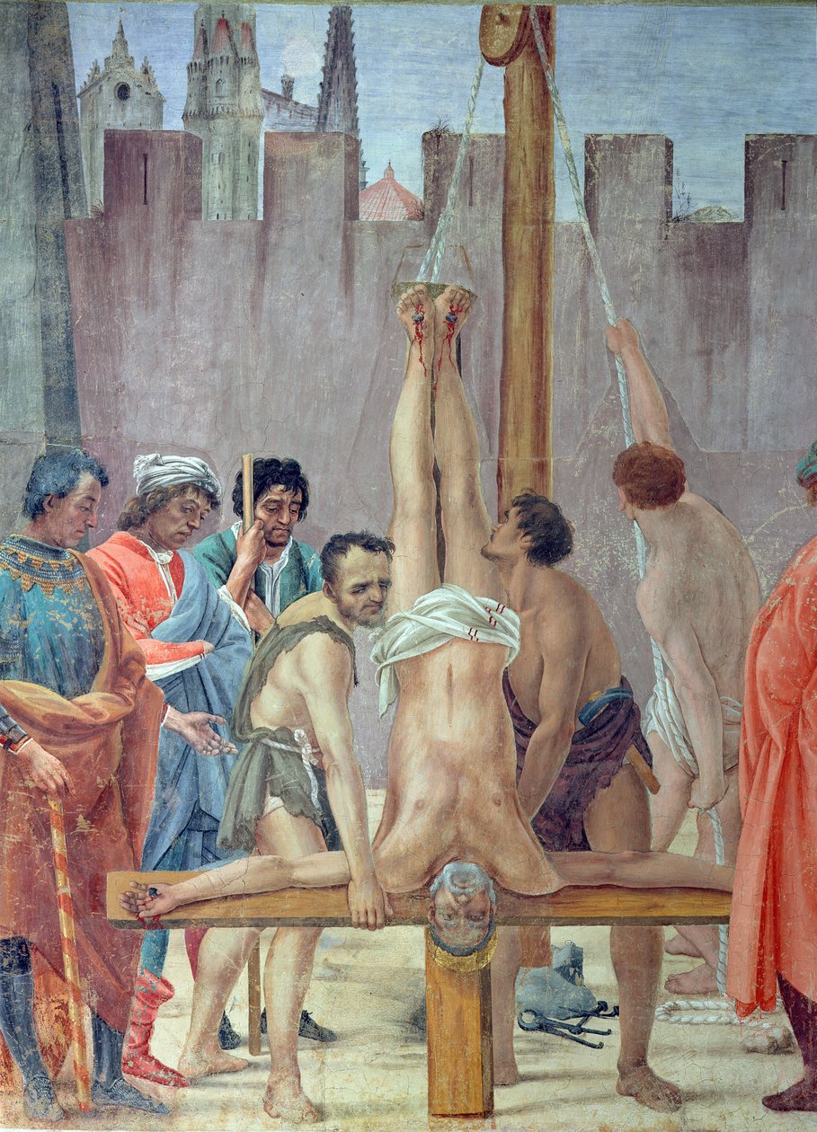 Szent Péter mártíromsága 1484-85 körül alkotó: Filippino Lippi