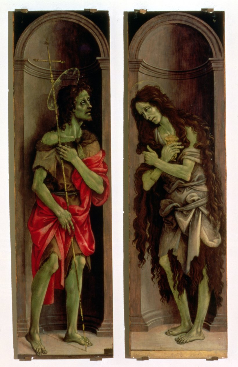 Keresztelő Szent János és Szent Mária Magdolna alkotó: Filippino Lippi