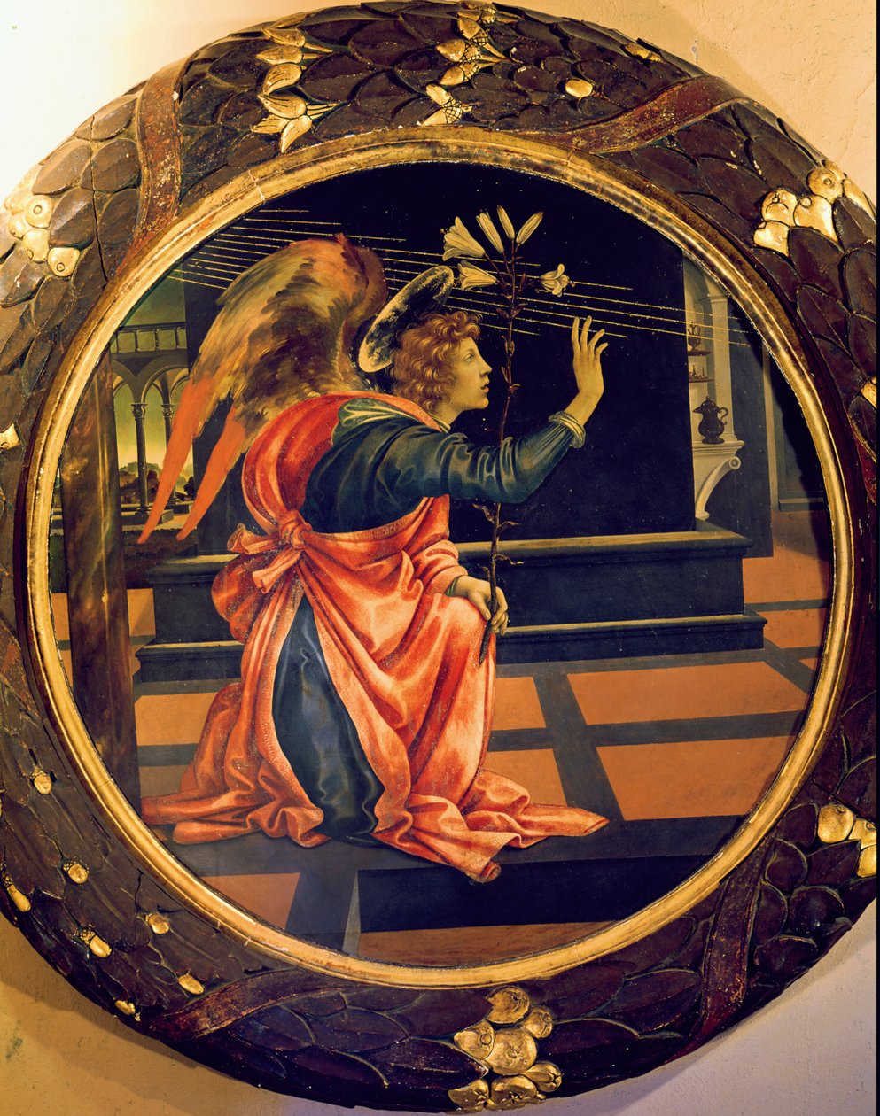 Az Angyali üdvözlet angyala, 1483 körül (tempera a panelen) alkotó: Filippino Lippi