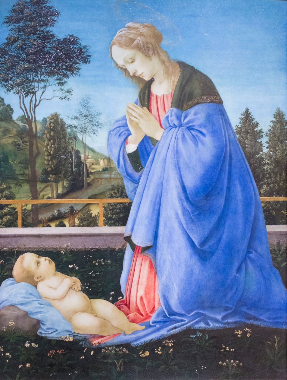 A Gyermek imádása alkotó: Filippino Lippi