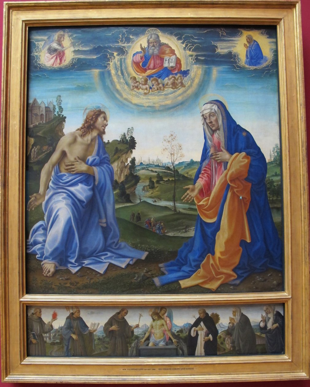 Erscheinung Christi an die Jungfrau alkotó: Filippino Lippi