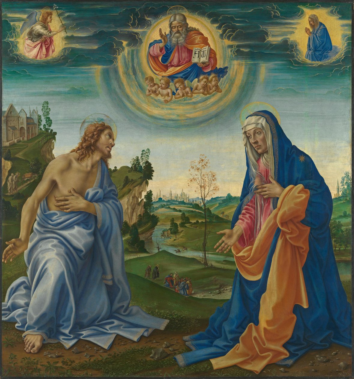 Krisztus és Mária közbenjárása alkotó: Filippino Lippi