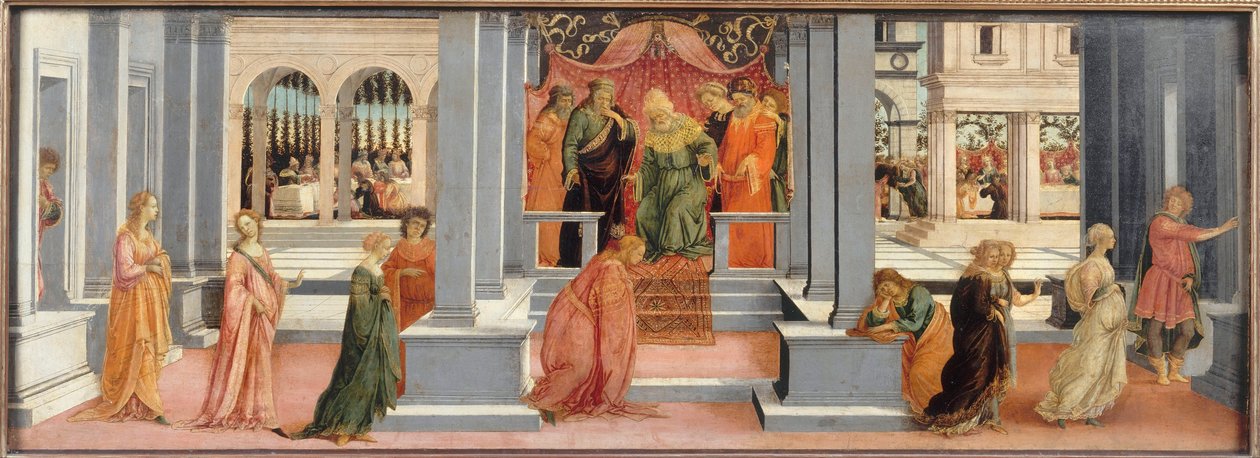 Esztert Ahasvérus választotta ki alkotó: Filippino Lippi
