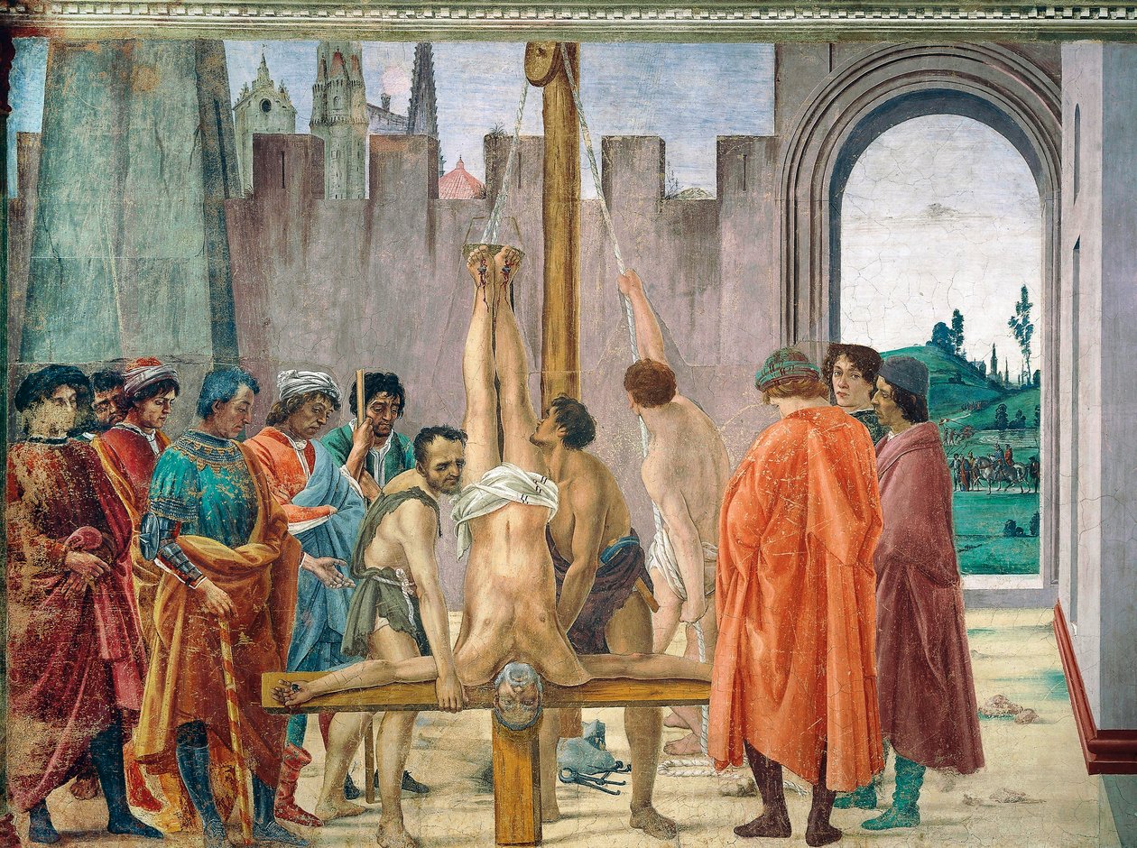 Szent Péter mártíromsága, Filippino Lippi alkotó: Filippino Lippi