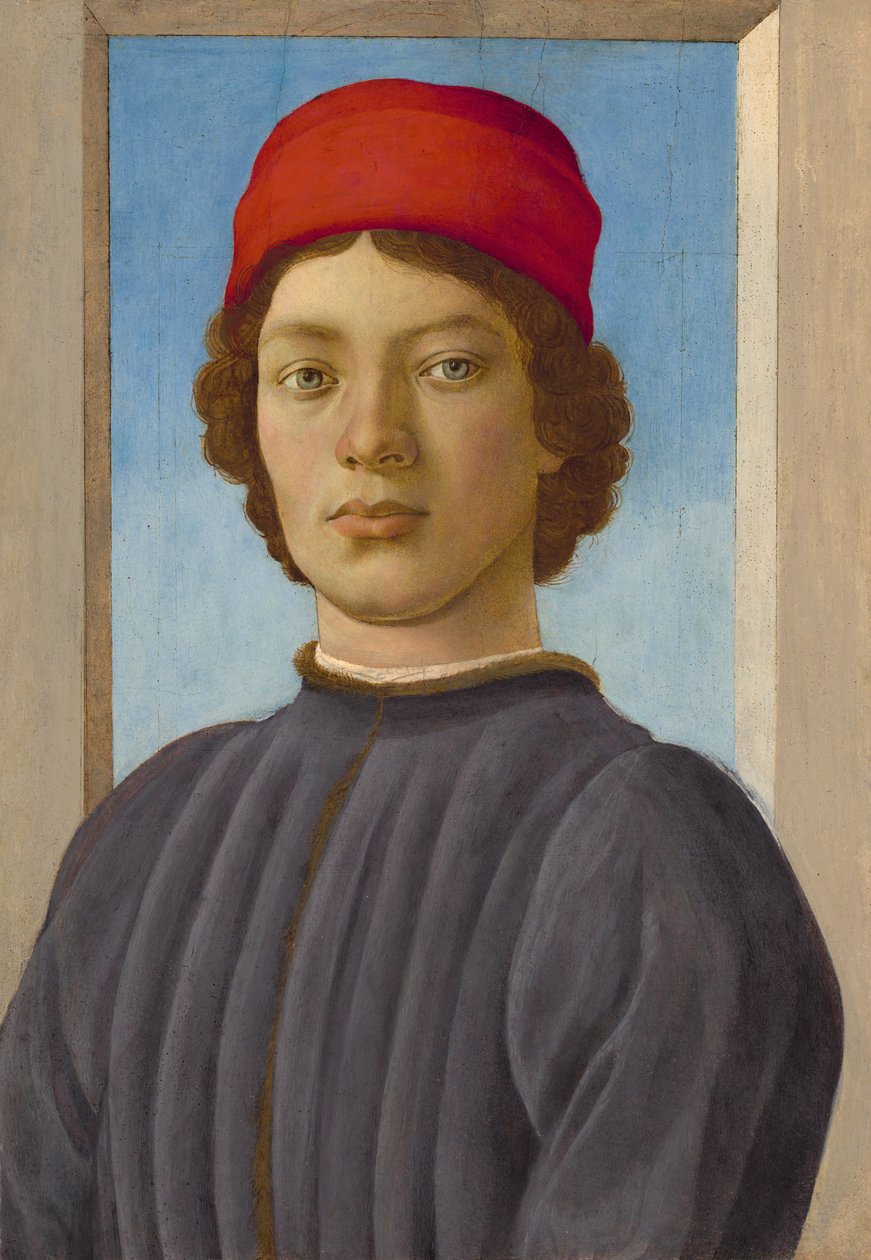 Egy fiatal portréja alkotó: Filippino Lippi