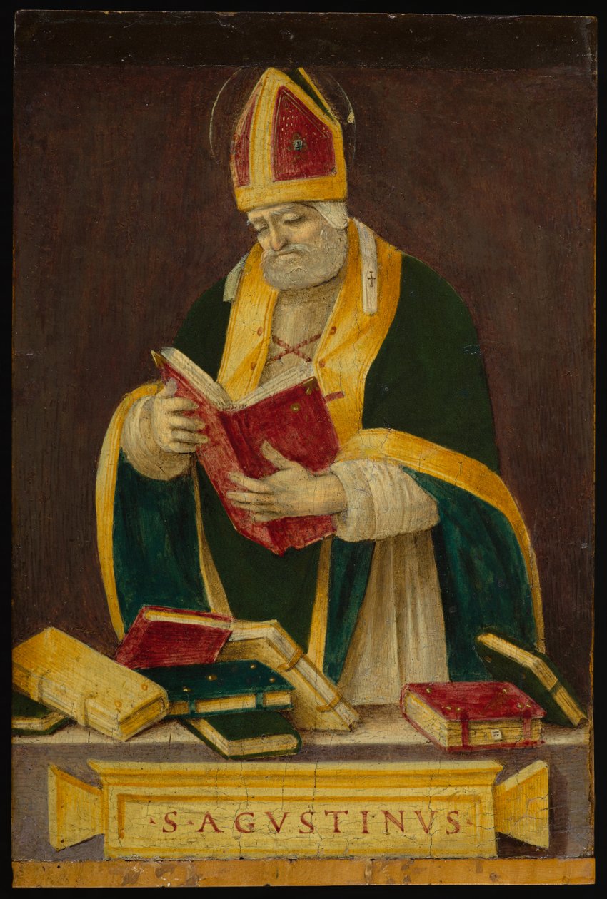 Szent Ágoston, 1490 körül (tempera a panelen) alkotó: Filippino Lippi