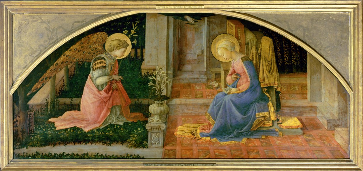 Az Annunciáció (festmény) alkotó: Filippino Lippi