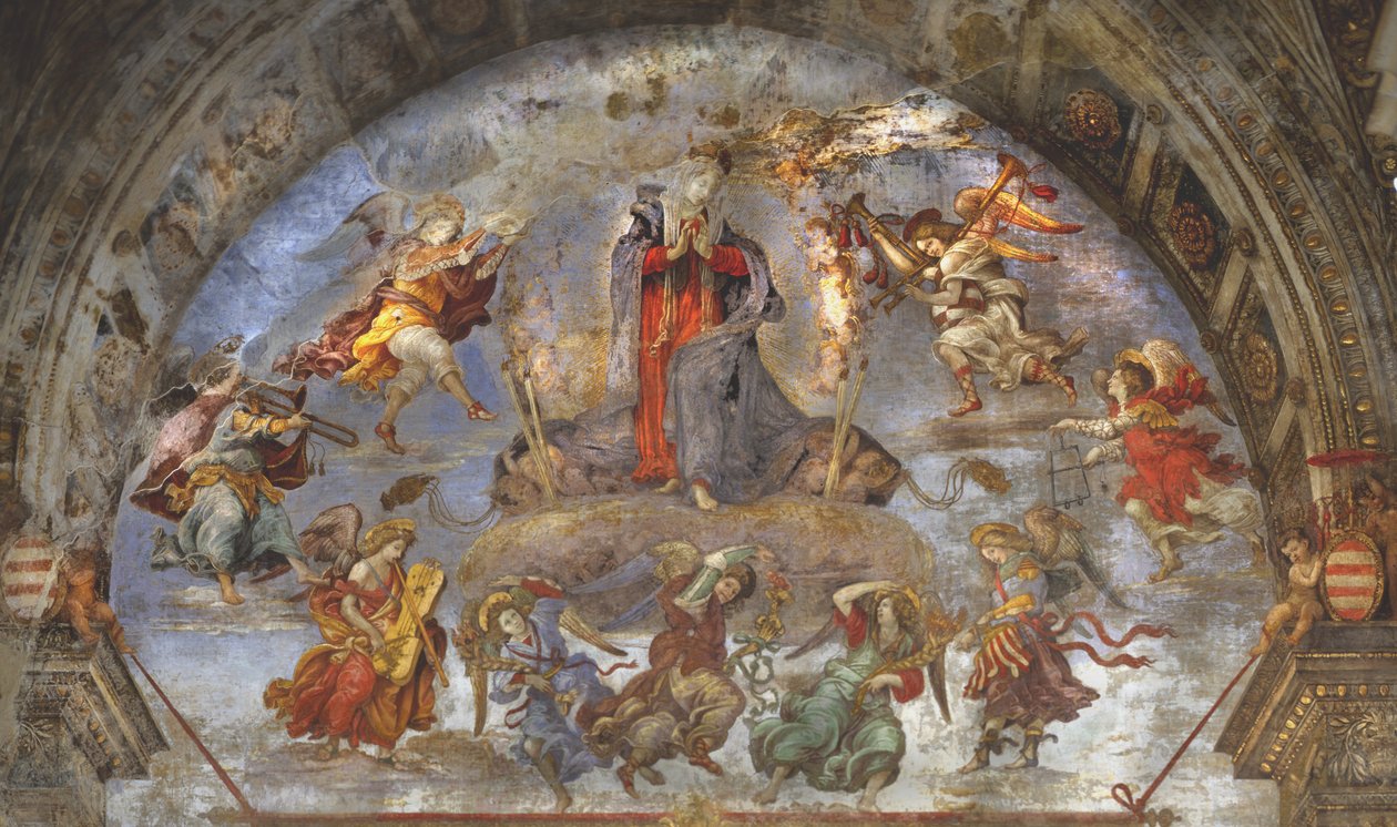 Mennybemenetele, Carafa-kápolna, Santa Maria sopra Minerva, Róma, 1488-93 alkotó: Filippino Lippi