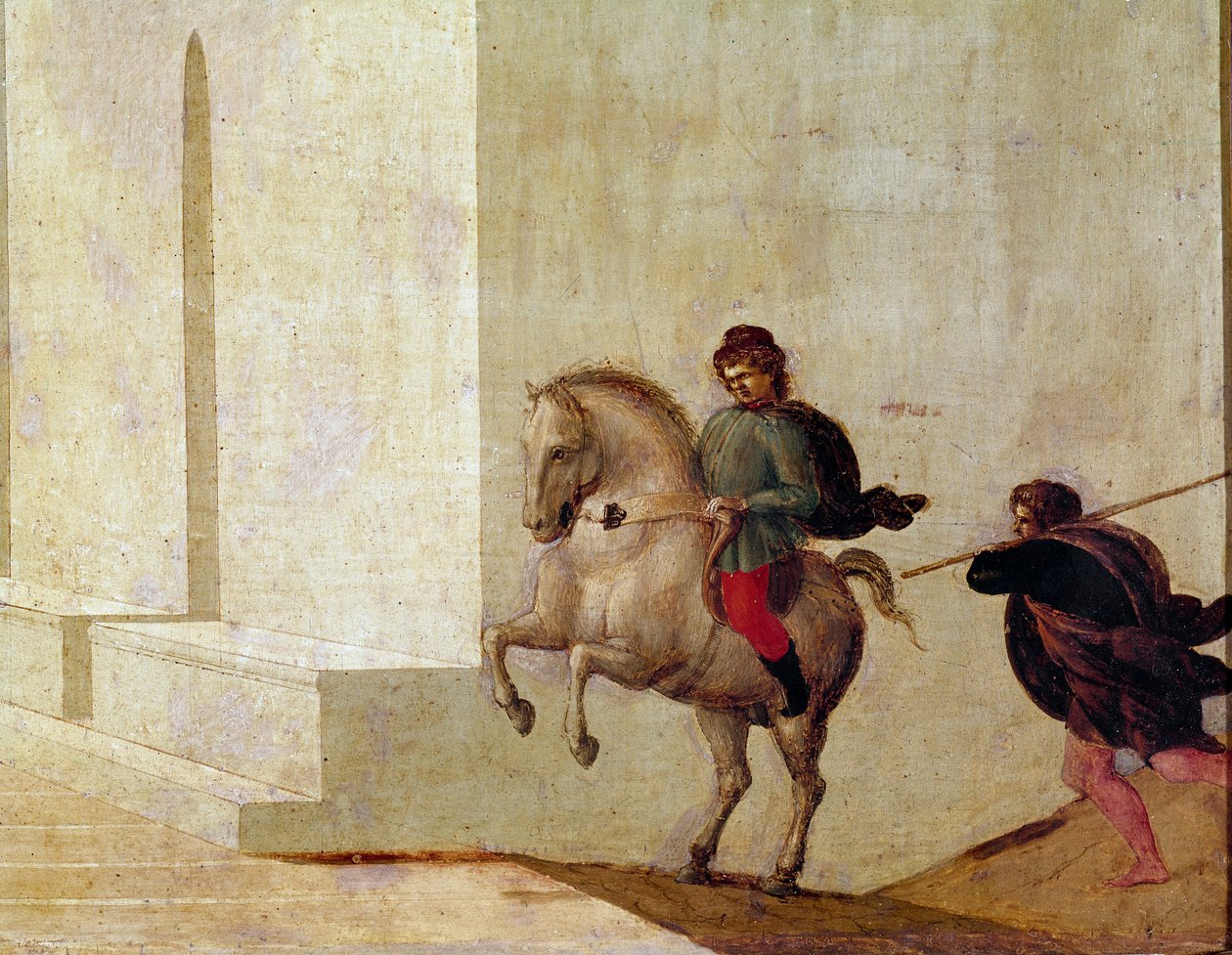 Lucrece halála Lucrece (lucrezia vagy Lucretia) a Kr.e. 6. századi római hölgy Sextus Tarquin erőszakos áldozatává vált. Tarquin Rómából vadászik, és itt fenyegetik Lucrece rokonai (apja és férje alkotó: Filippino Lippi