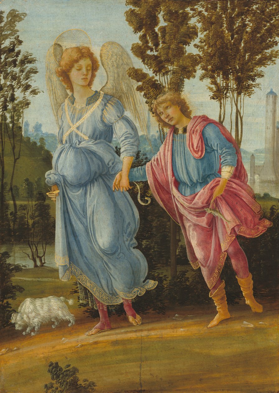 Tóbiás és az angyal alkotó: Filippino Lippi
