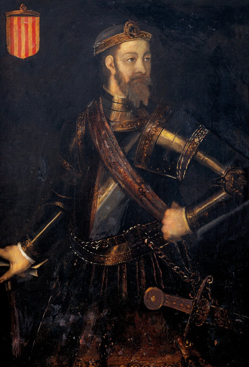 Ramon (Raymond) Borell I (972-1017), Barcelona, ​​Gerona és Ausona gróf portréja alkotó: Filippo Ariosto