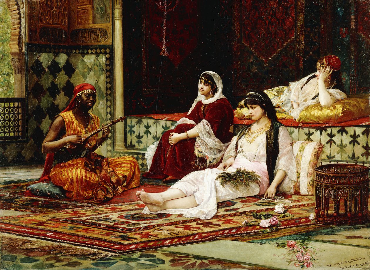 A Háremben, 1881 alkotó: Filippo Baratti