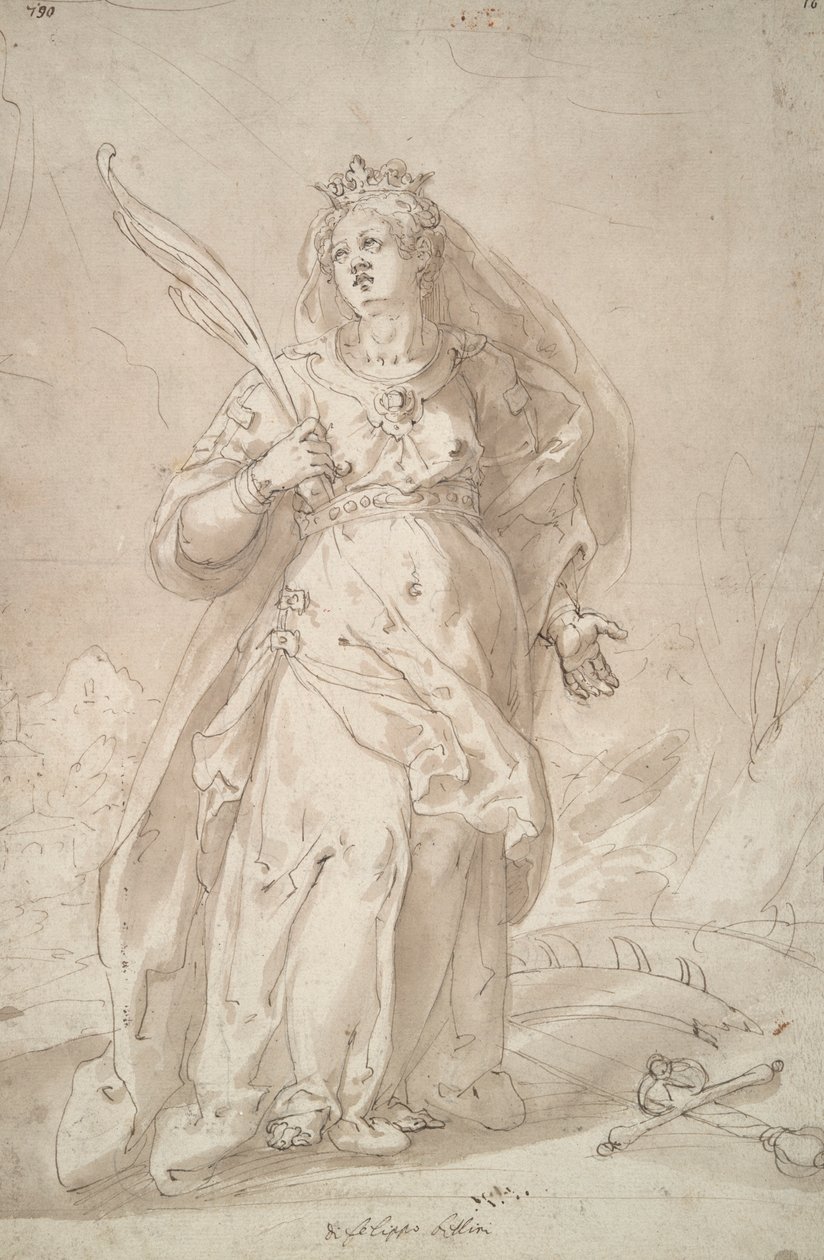 Alexandriai Szent Katalin alkotó: Filippo Bellini