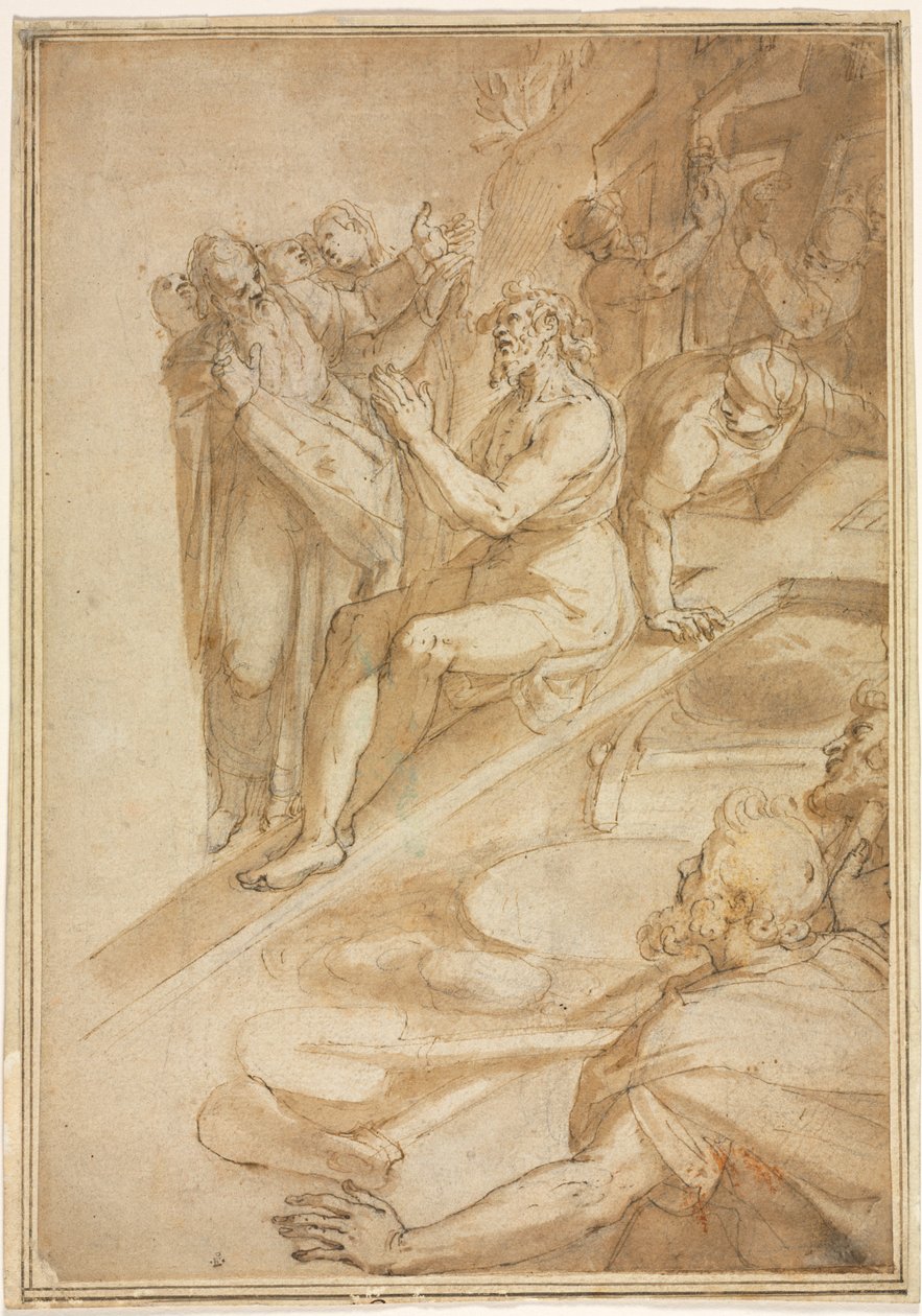 Az igaz kereszt hitelesítése c. 1590. alkotó: Filippo Bellini