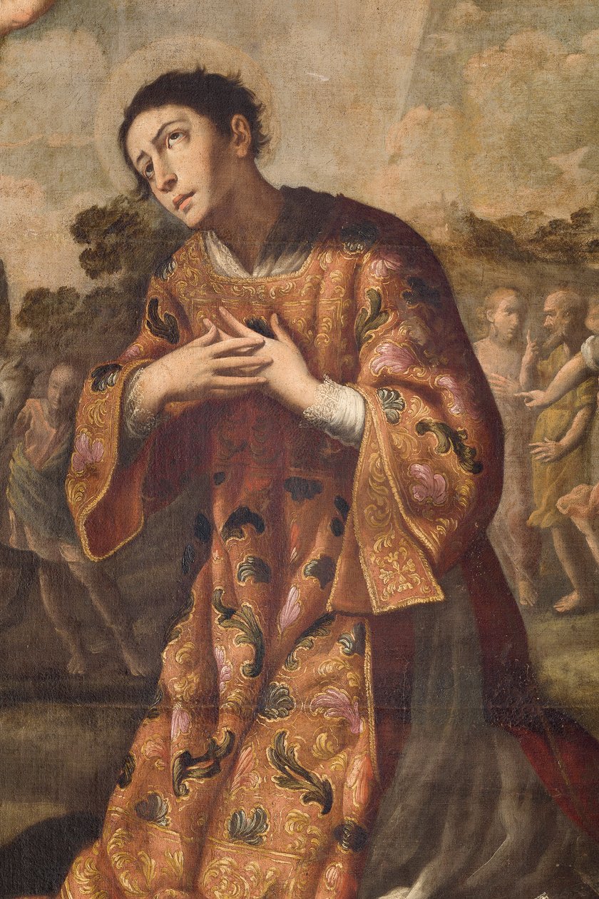 Szent Laverio mártíromsága, részlet alkotó: Filippo Donzelli