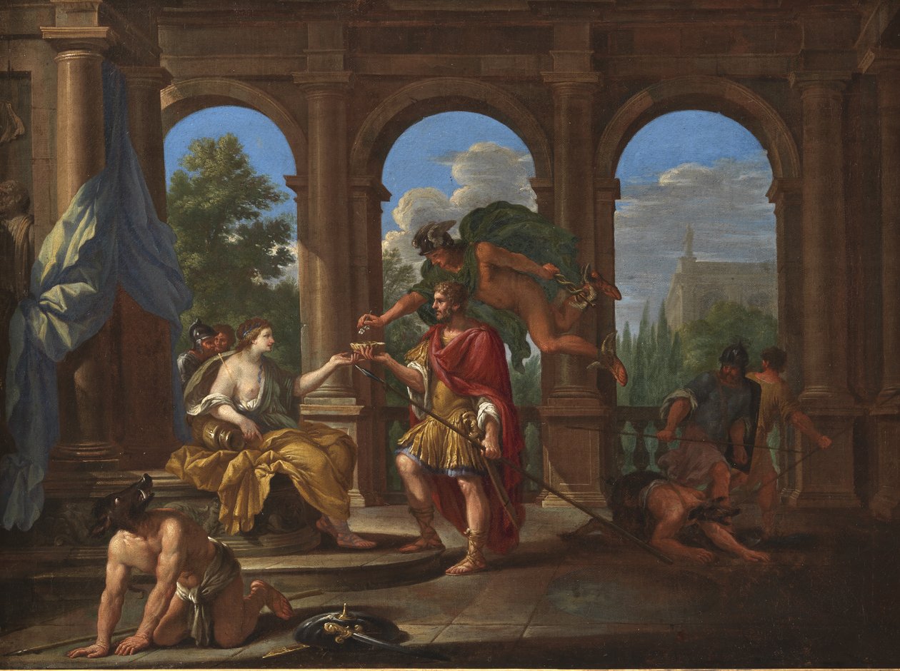 Circe és Ulysses alkotó: Filippo Lauri