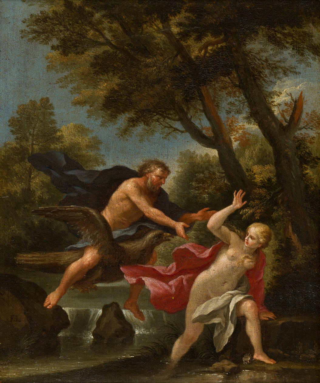 Jupiter sason lovagol, 1643-94 körül (olaj, vászon) alkotó: Filippo Lauri