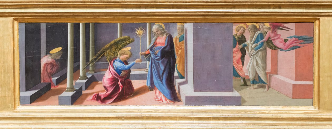 A Szűzanya halálának bejelentése alkotó: Filippo Lippi