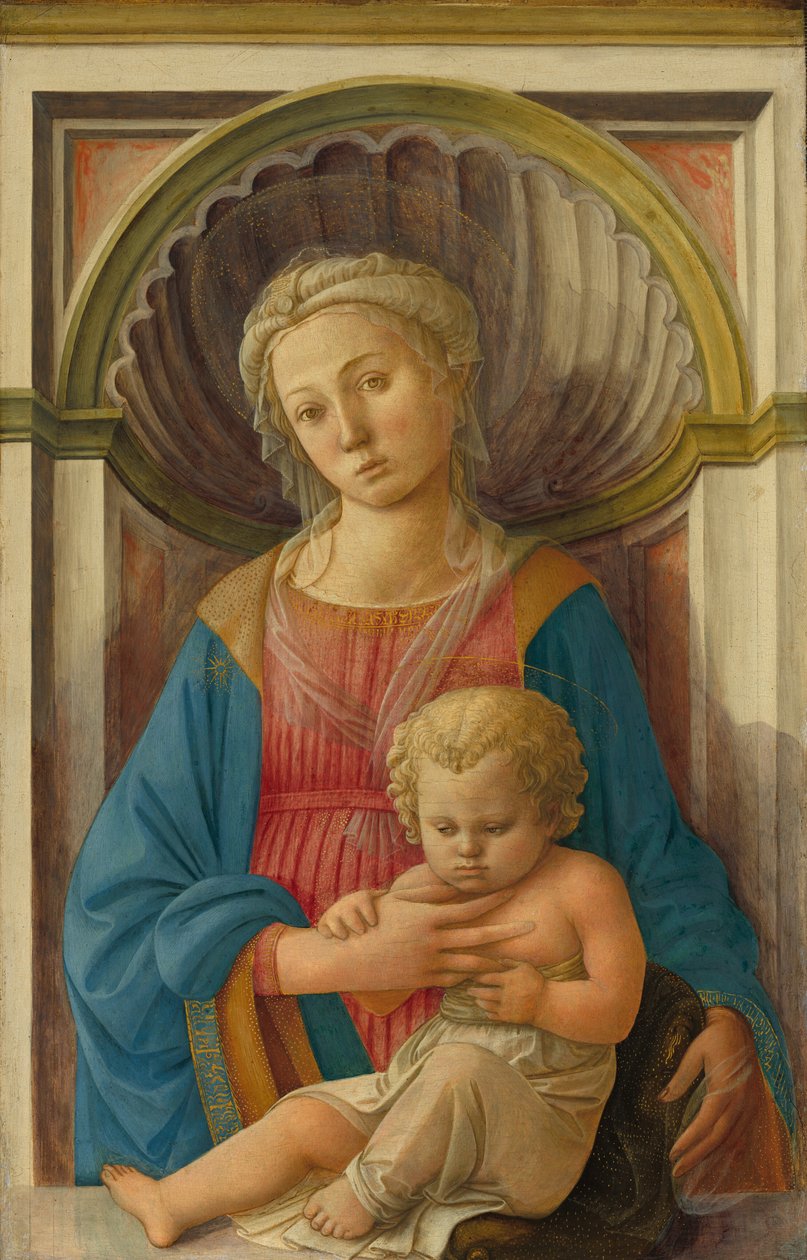 Madonna és gyermeke, c. 1440. alkotó: Filippo Lippi