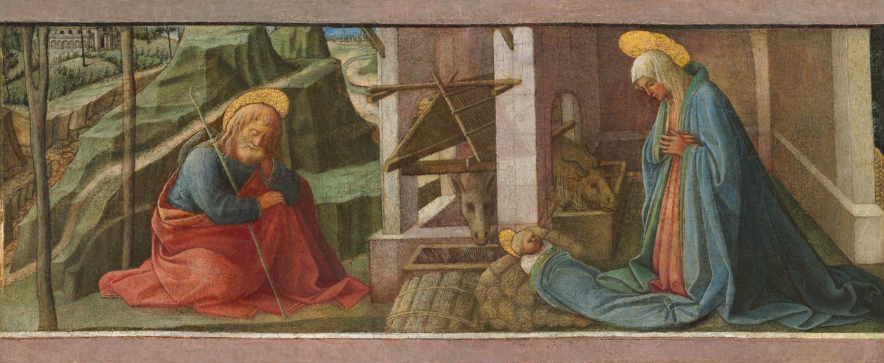 A betlehemes, valószínűleg c. 1445 alkotó: Filippo Lippi