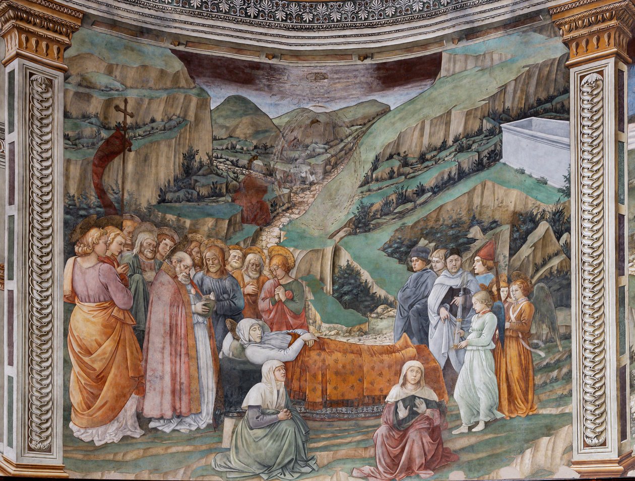 Mária átvonulása alkotó: Filippo Lippi