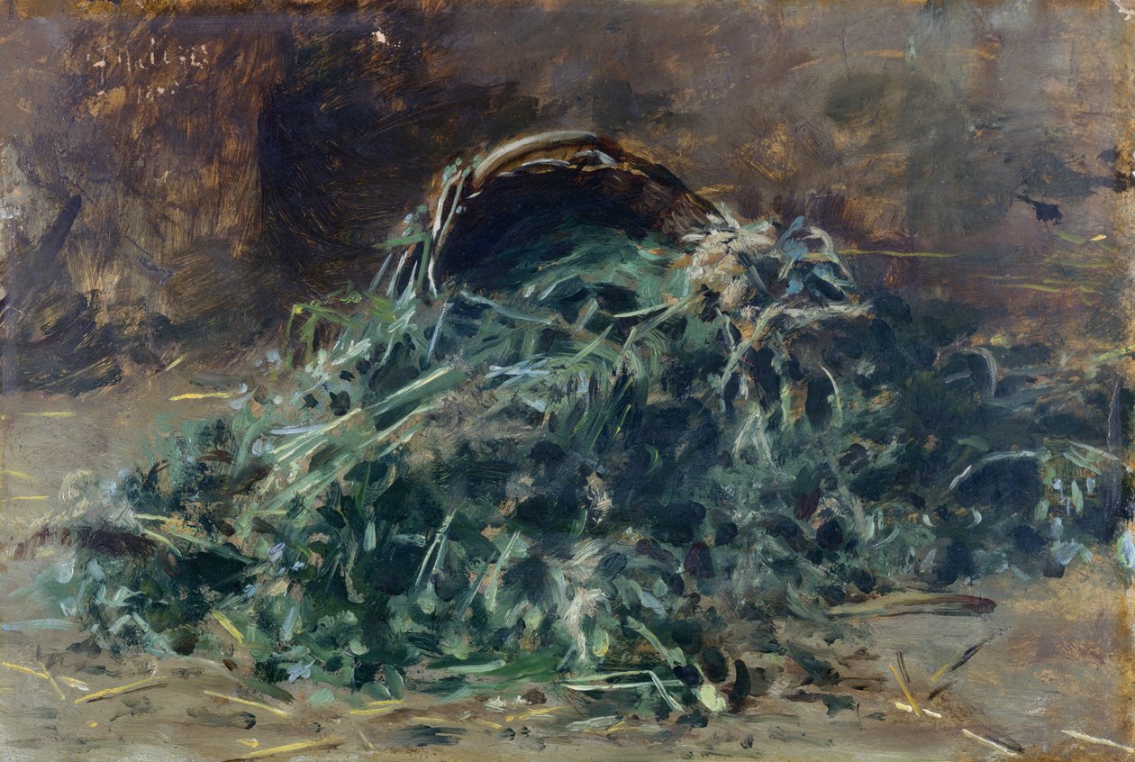 Zöldségkosár alkotó: Filippo Palizzi