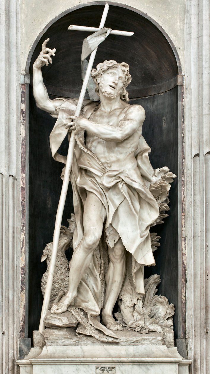 Keresztelő Szent János (szobor alkotó: Filippo Parodi