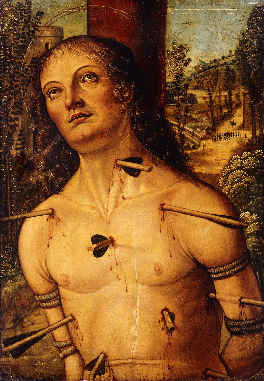 Szent Sebestyén, alkotó: Fiorenzo di Lorenzo