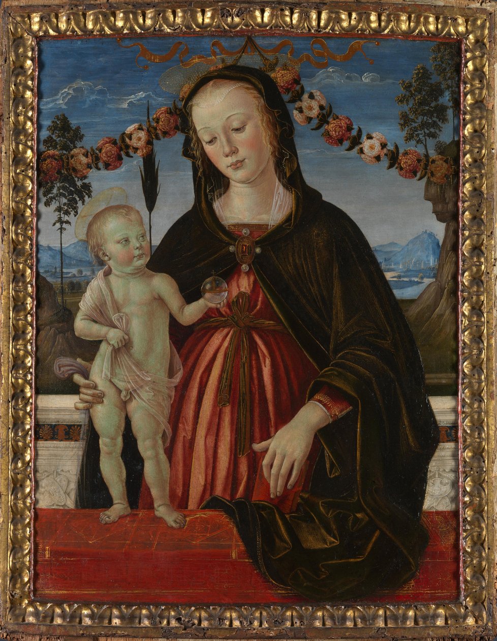 A Szűz és a Gyermek c. 1473 alkotó: Fiorenzo di Lorenzo