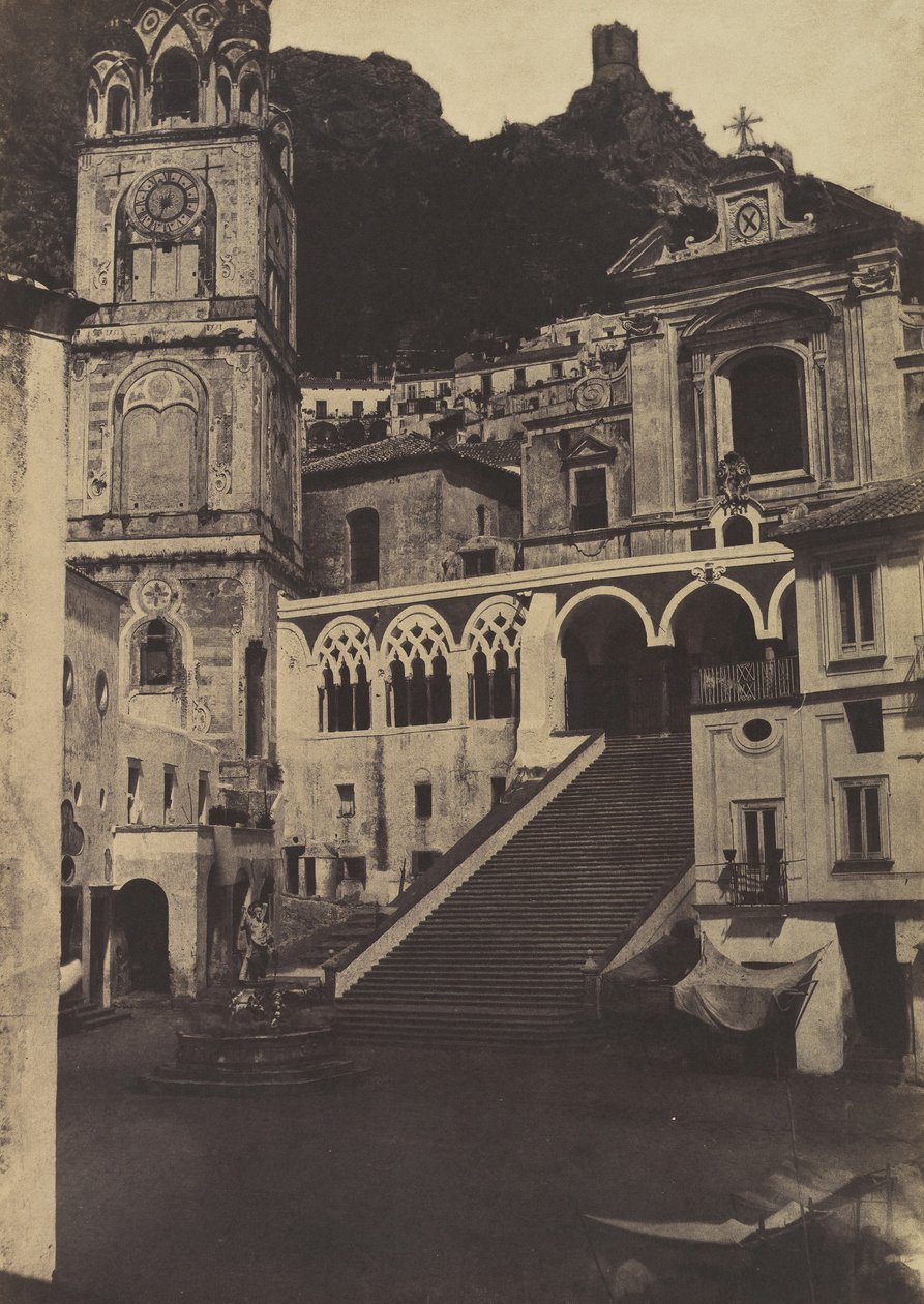 Amalfi, katedrális, 1853. alkotó: Firmin Eugène Le Dien