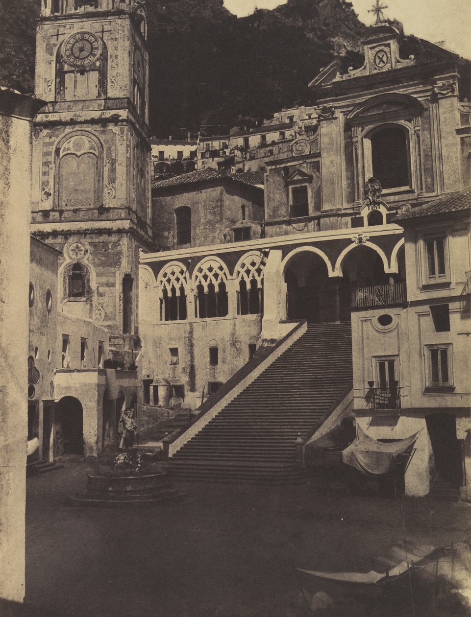 Amalfi, katedrális, 1853. alkotó: Firmin Eugène Le Dien