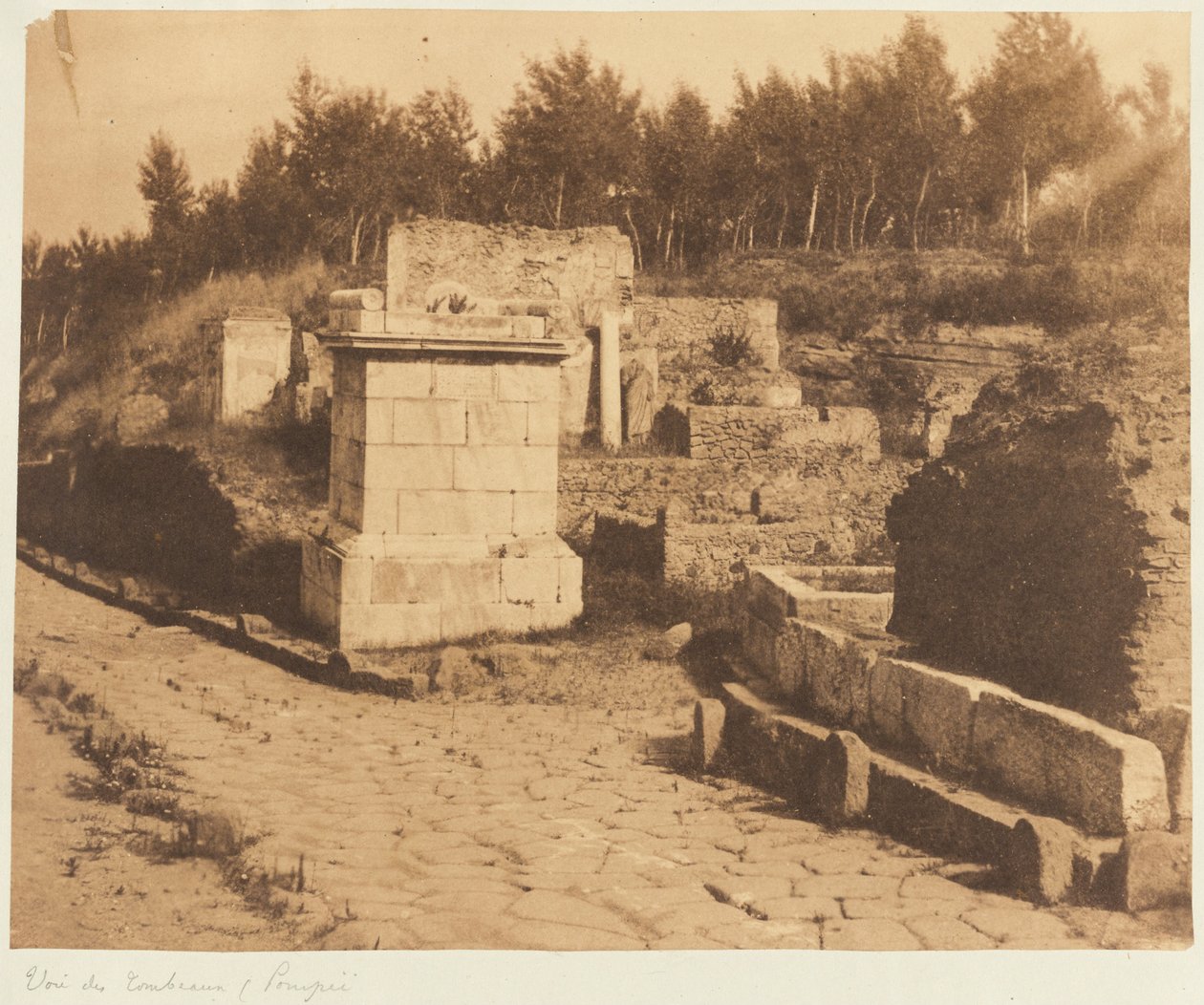 Sírok utcája, Pompei alkotó: Firmin Eugène Le Dien