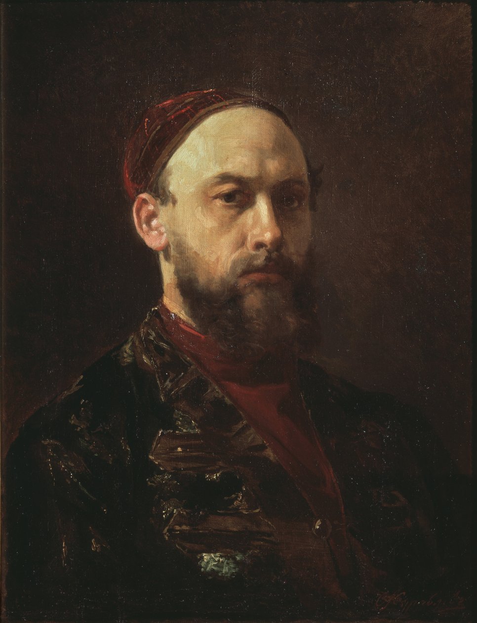 Önarckép alkotó: Firs Sergeevich Zhuravlev