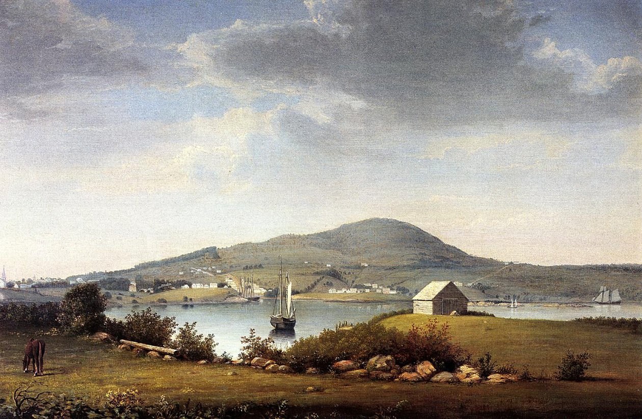 Blue Hill, Maine, USA, 1853-57 körül alkotó: Fitz Henry Lane