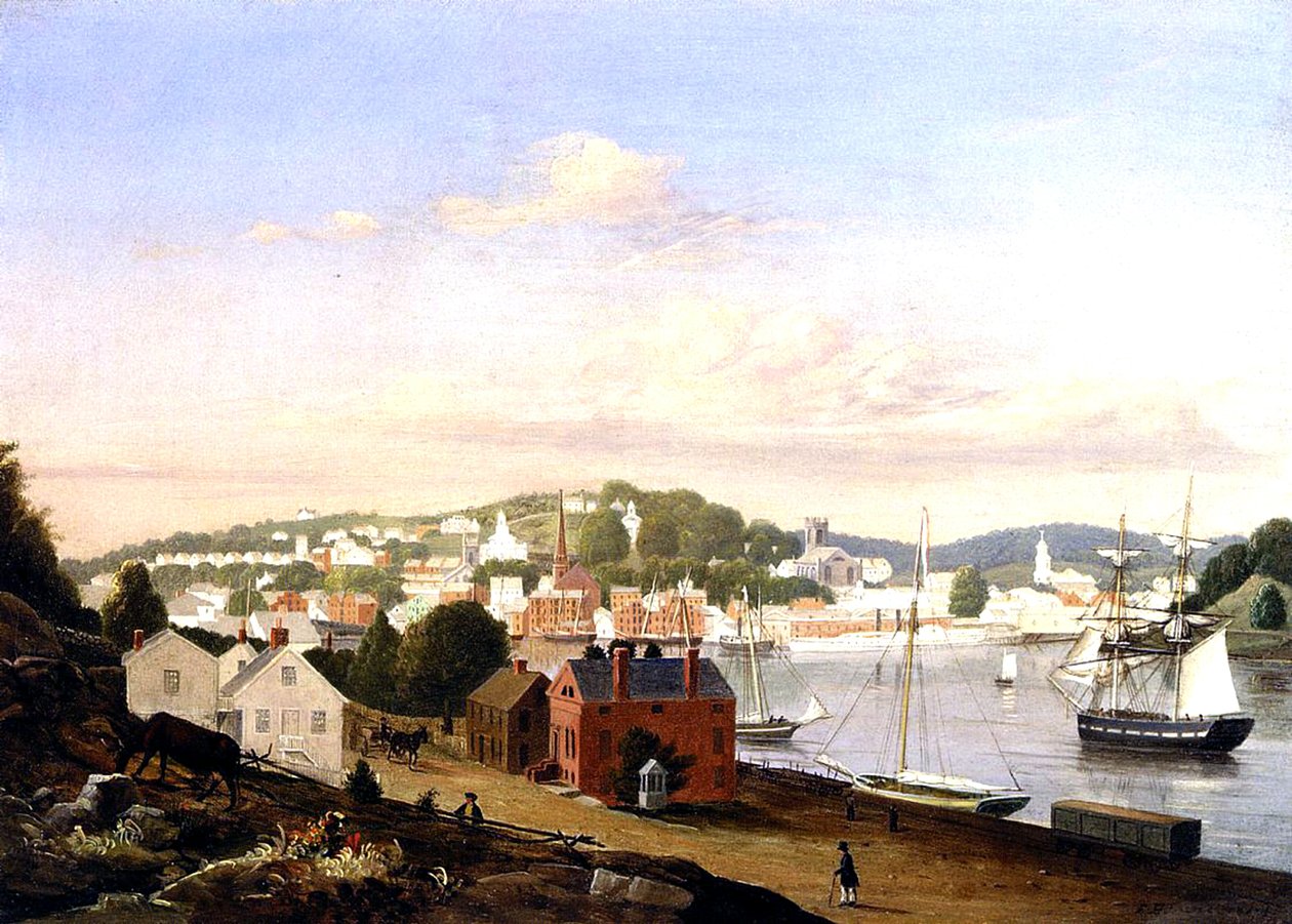 Norwich, Connecticut, Egyesült Államok, 1849 alkotó: Fitz Henry Lane
