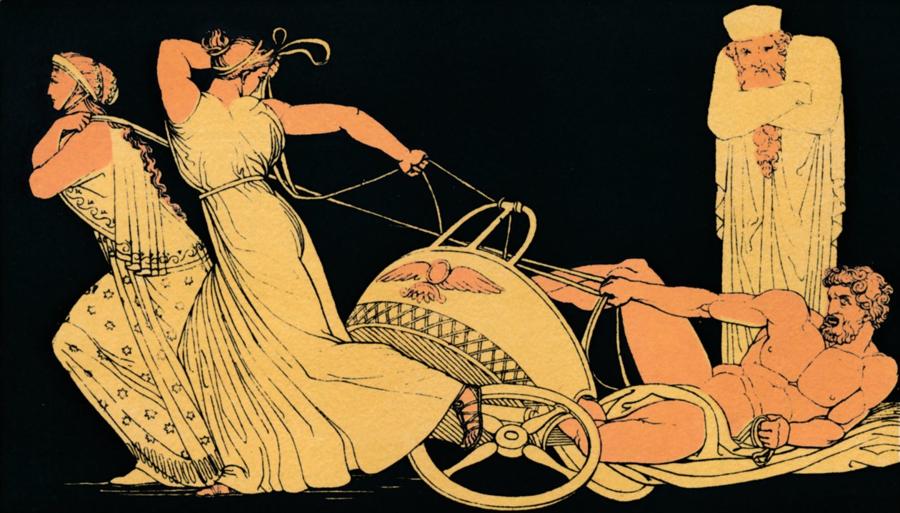 Atossas Dream, 1880 alkotó: Flaxman