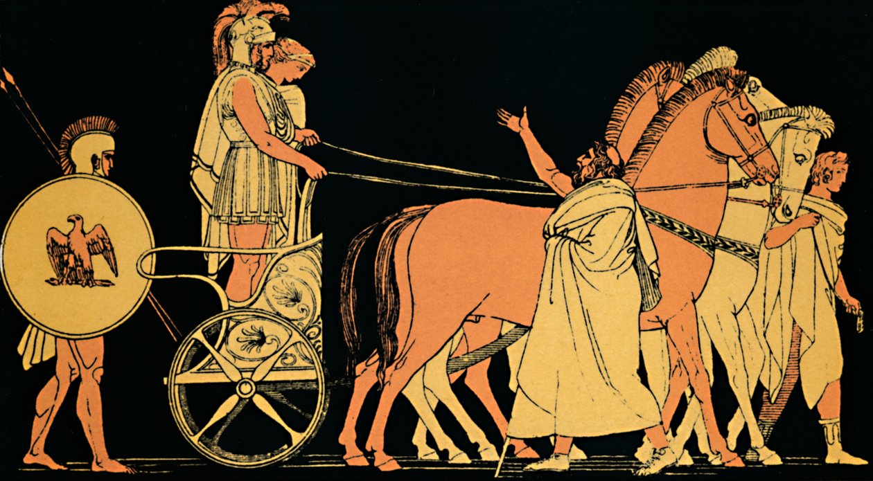 Agamemnon visszatérése, 1880 alkotó: Flaxman